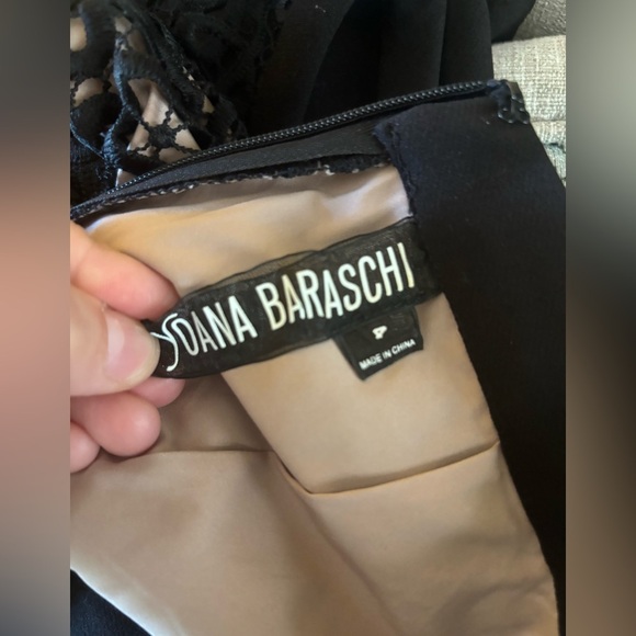 Anthropologie Yoana Baraschi 2 piece Skirt Set Black Lace Crochet Nude Underlay - Picture 6 of 7